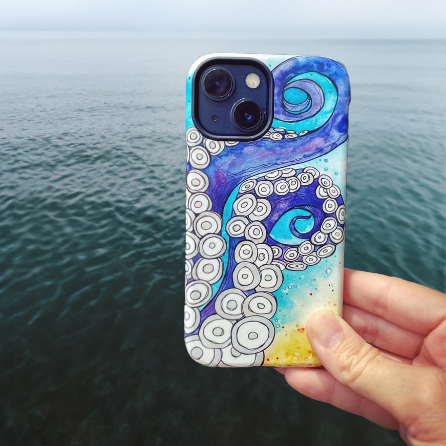 Octopus Love- Tough iPhone Case Glossy / iPhone 12 Pro Max Octopus Love- Tough iPhone Case Glossy / iPhone 12 Pro Max