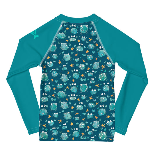 Crab Beach Party- Toddler Rash Guard