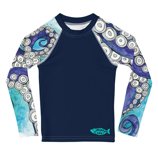 Octopus Love- Toddler Rash Guard