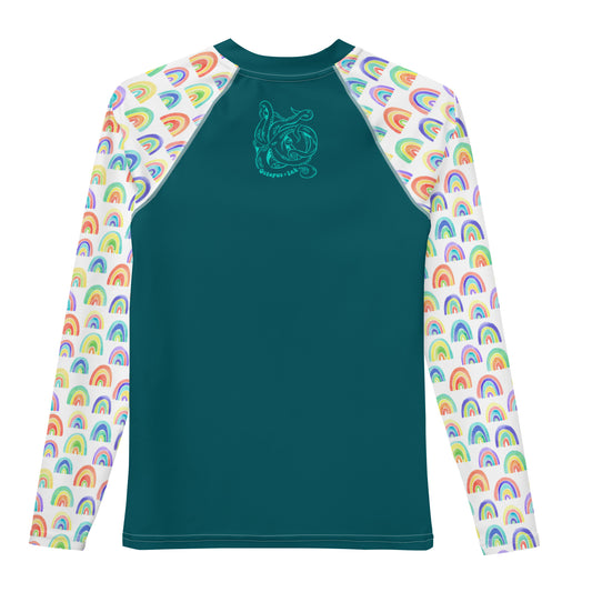 Juicy Rainbow Sleeves- Youth Rash Guard