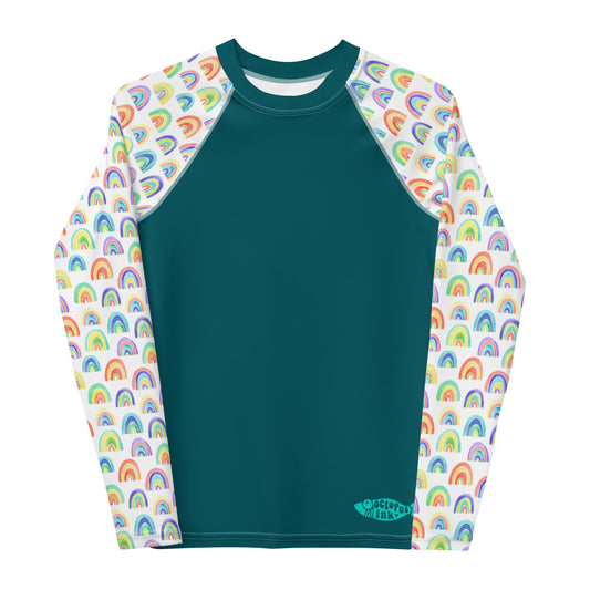 Juicy Rainbow Sleeves- Youth Rash Guard