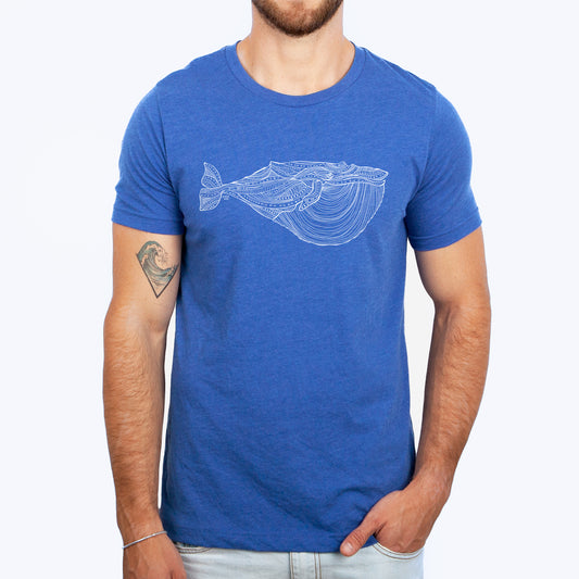 Blue Whale (Royal)- Unisex Tee