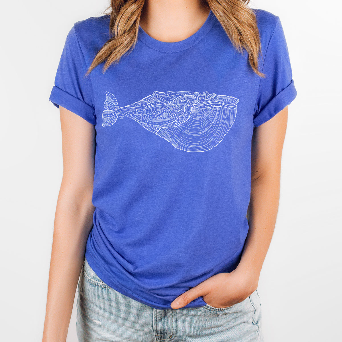 Blue Whale (Royal)- Unisex Tee