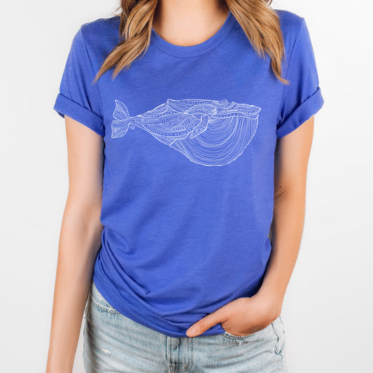 Blue Whale (Royal)- Unisex Tee