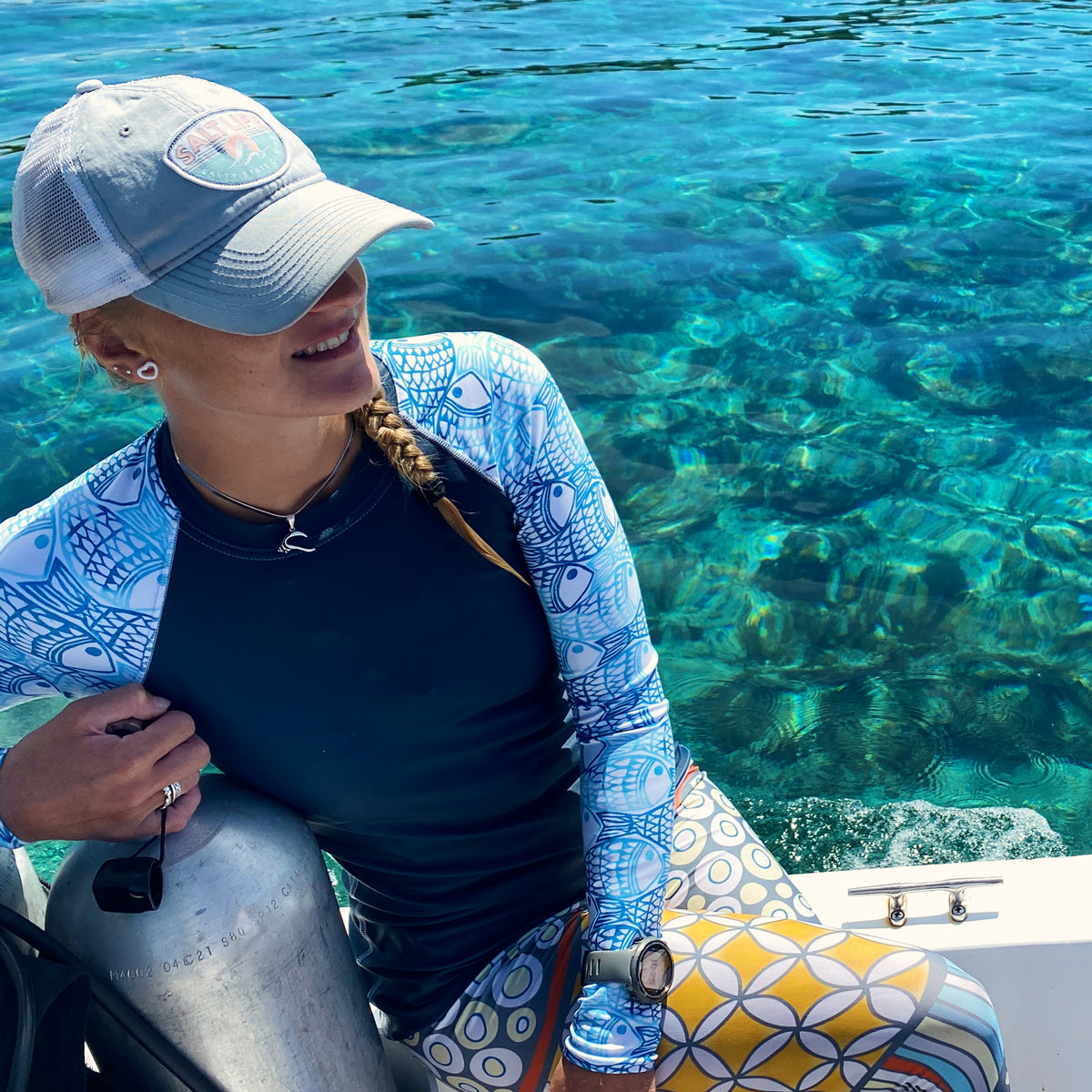 Fish School- Women's Rash Guard