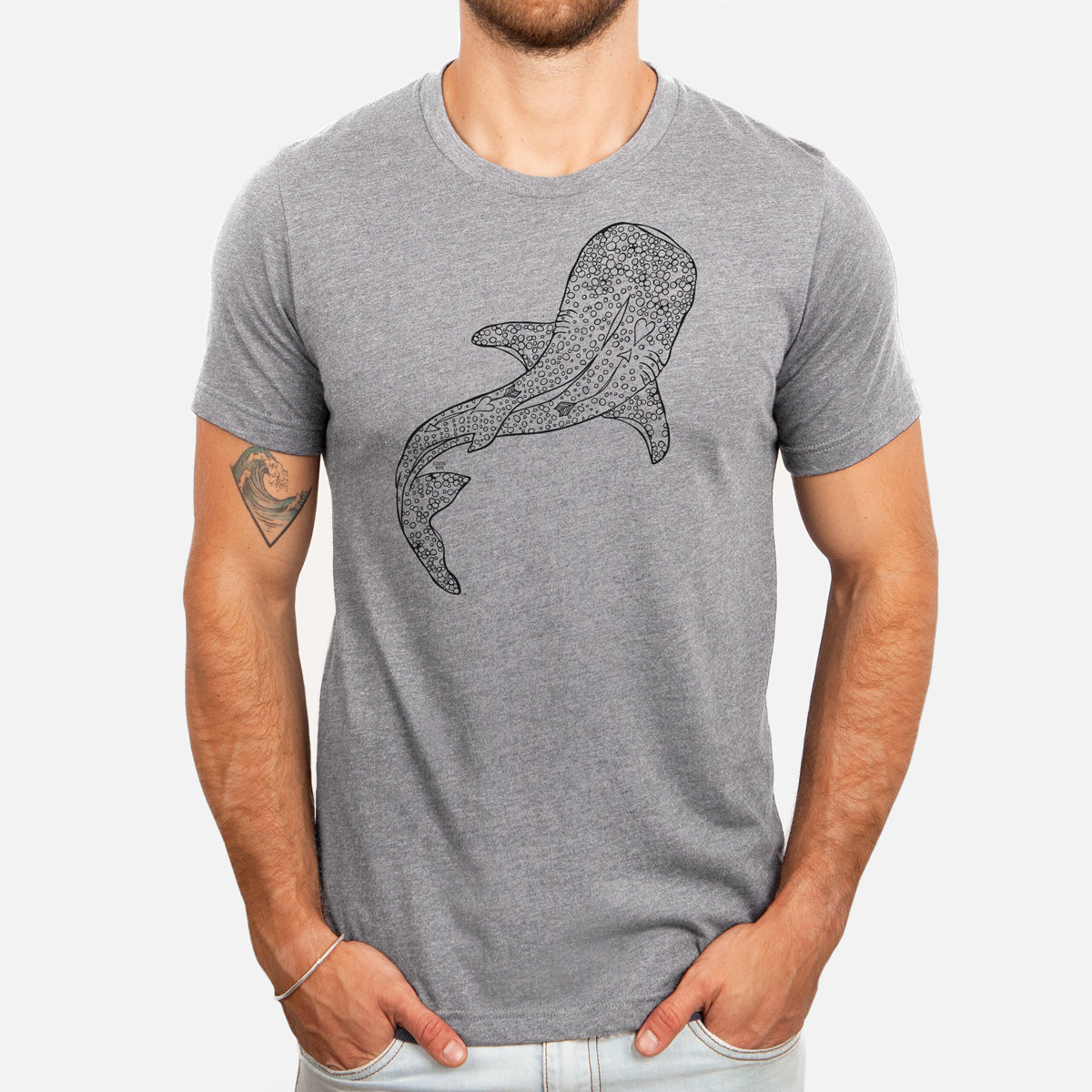 Whale Shark (Grey)- Unisex Tee
