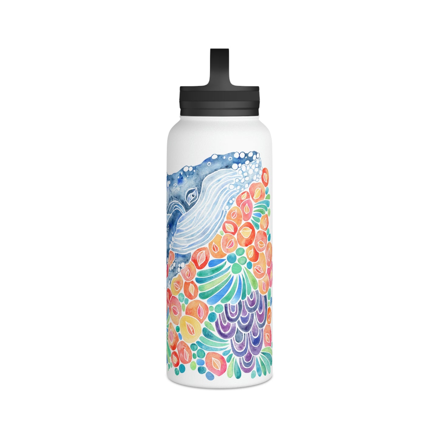 Barnacle Whale- 32oz Stainless Steel Water Bottle