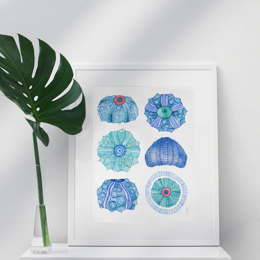 Six Urchins- Giclee