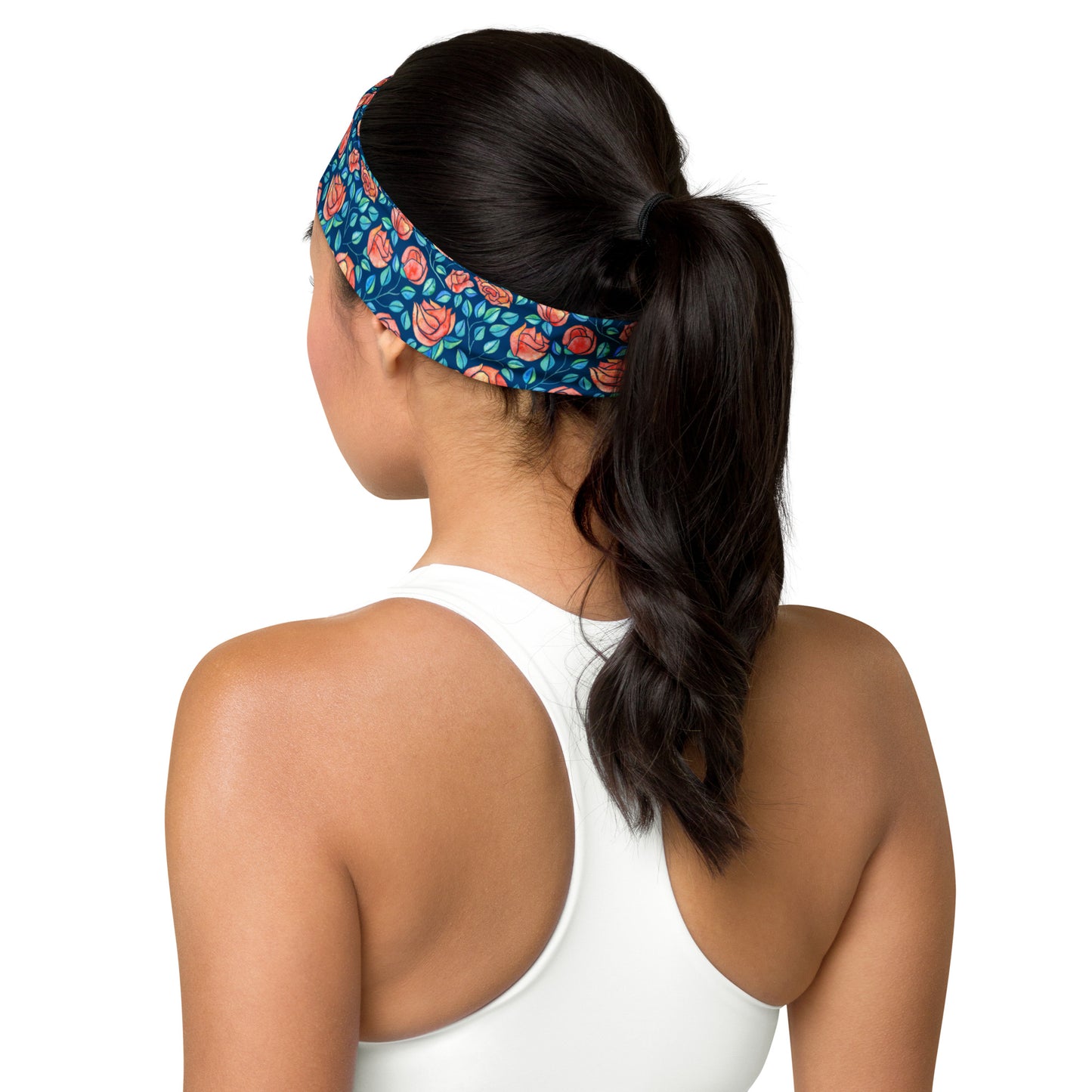 Rose Garden- Narrow Headband