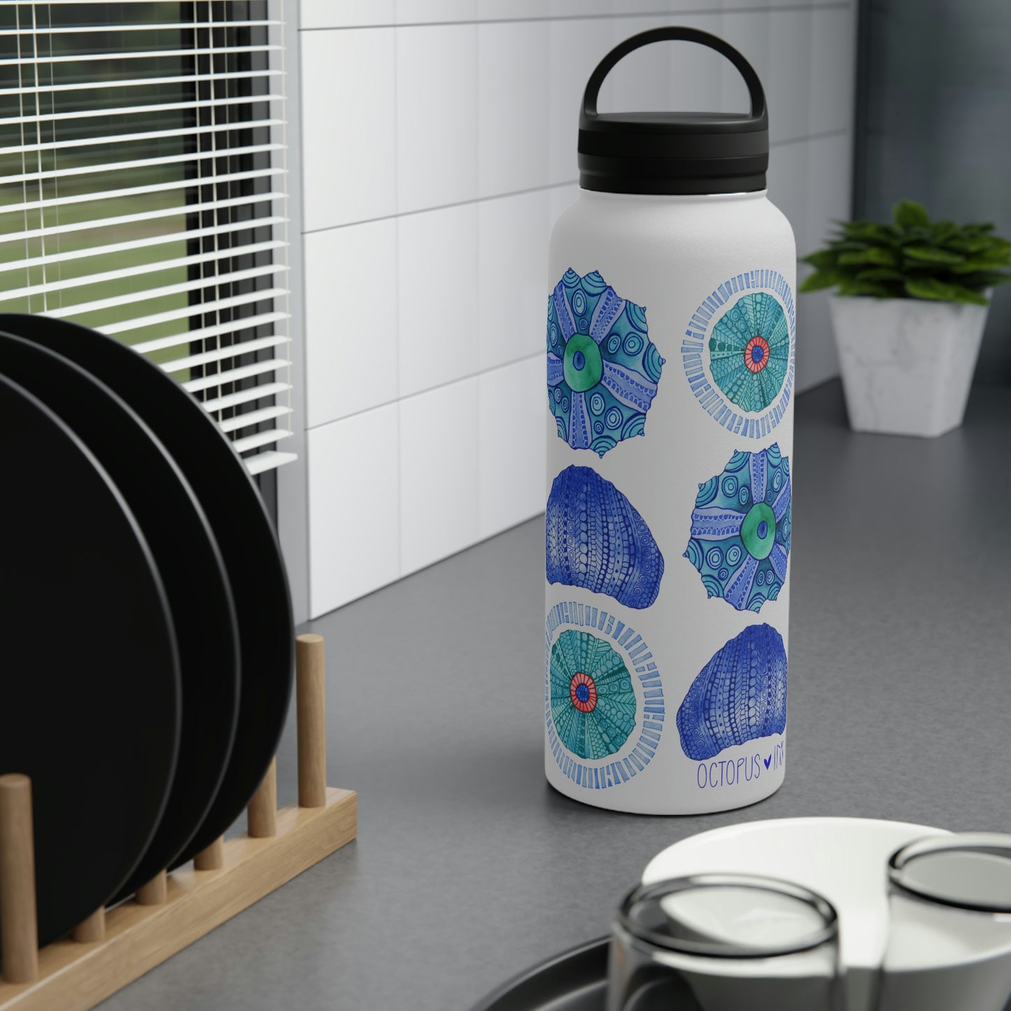 Sea Urchin- 32oz Stainless Steel Water Bottle