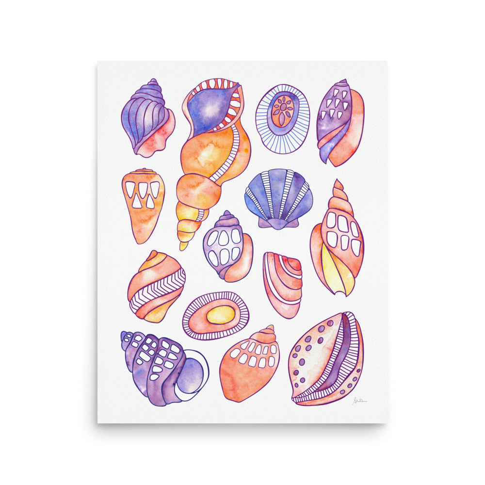 Sunrise Shells- Giclee
