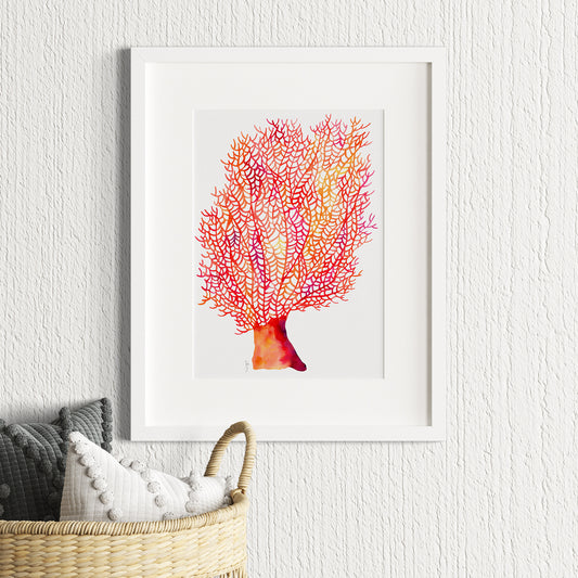 Fan Coral- Giclee