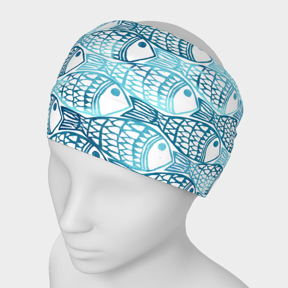Fish School- Wide Headband