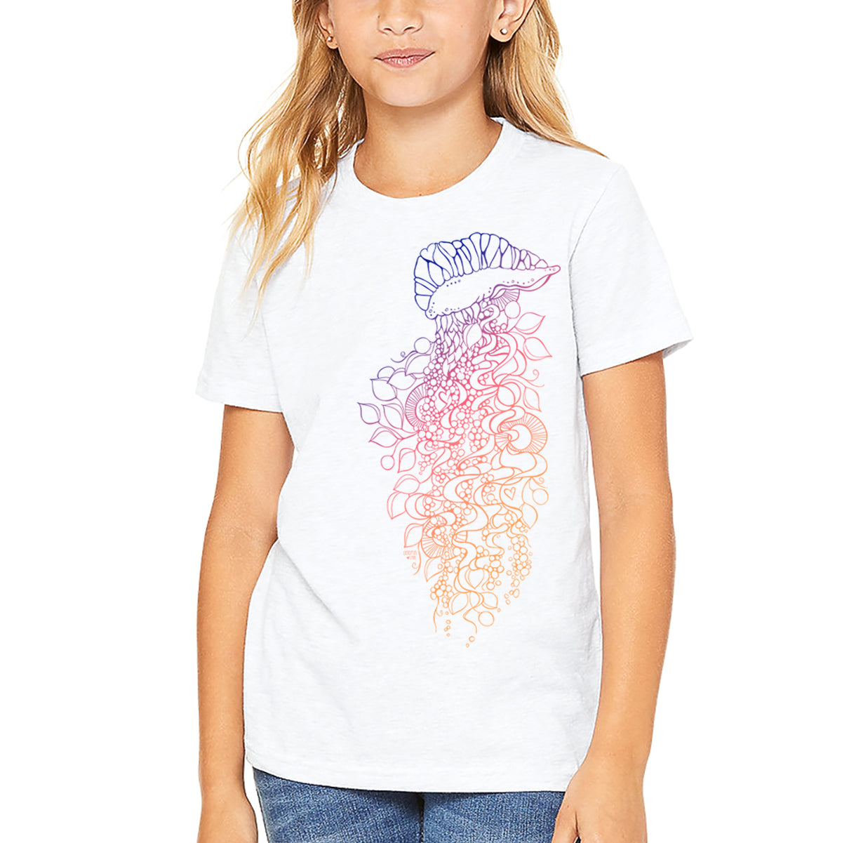 Man of War (White)- Youth Tee