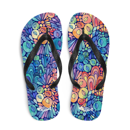 Rainbow Reef- Flip Flops