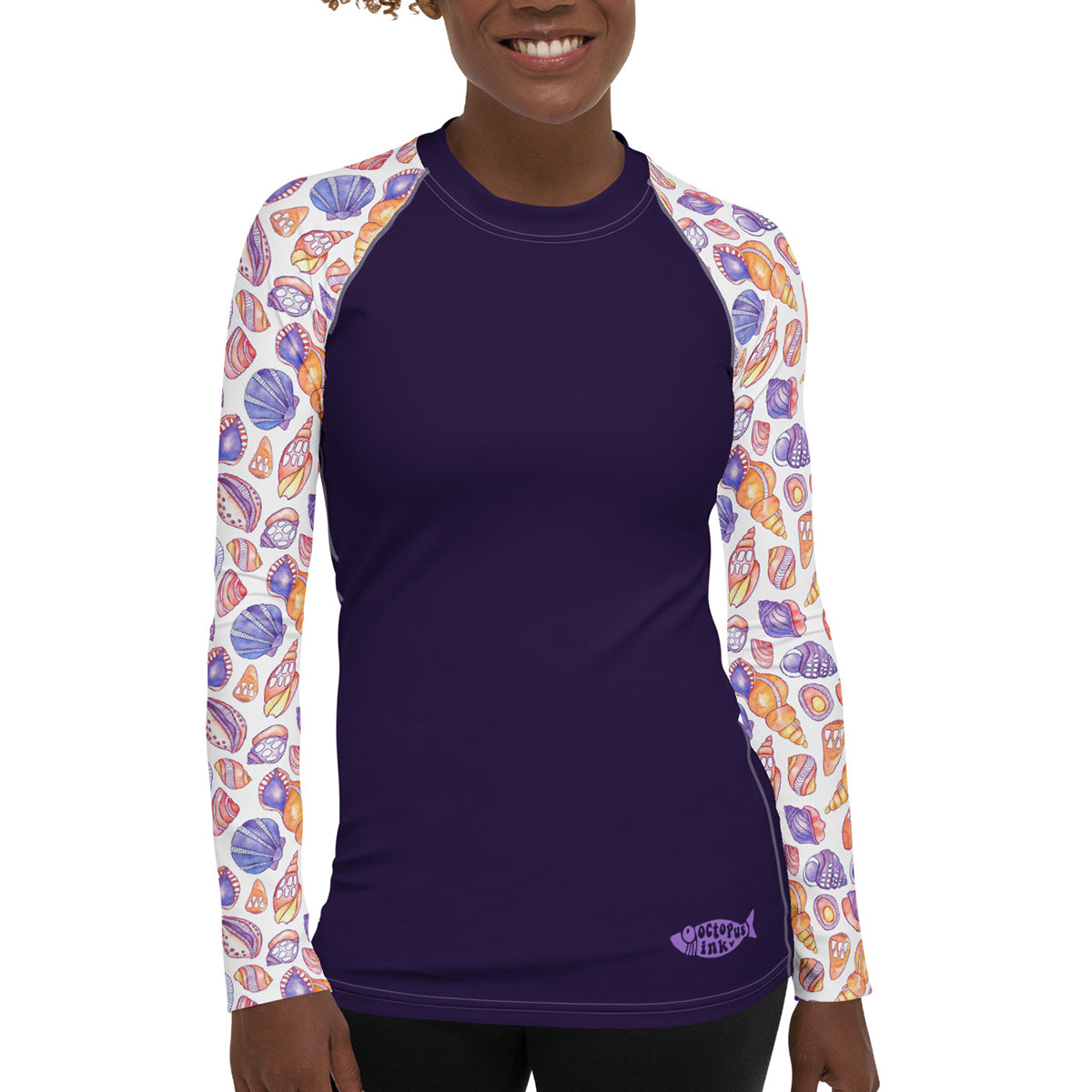 Sunrise Shells- Women's Rash Guard