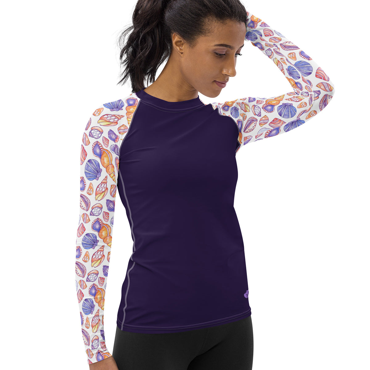 Sunrise Shells- Women's Rash Guard