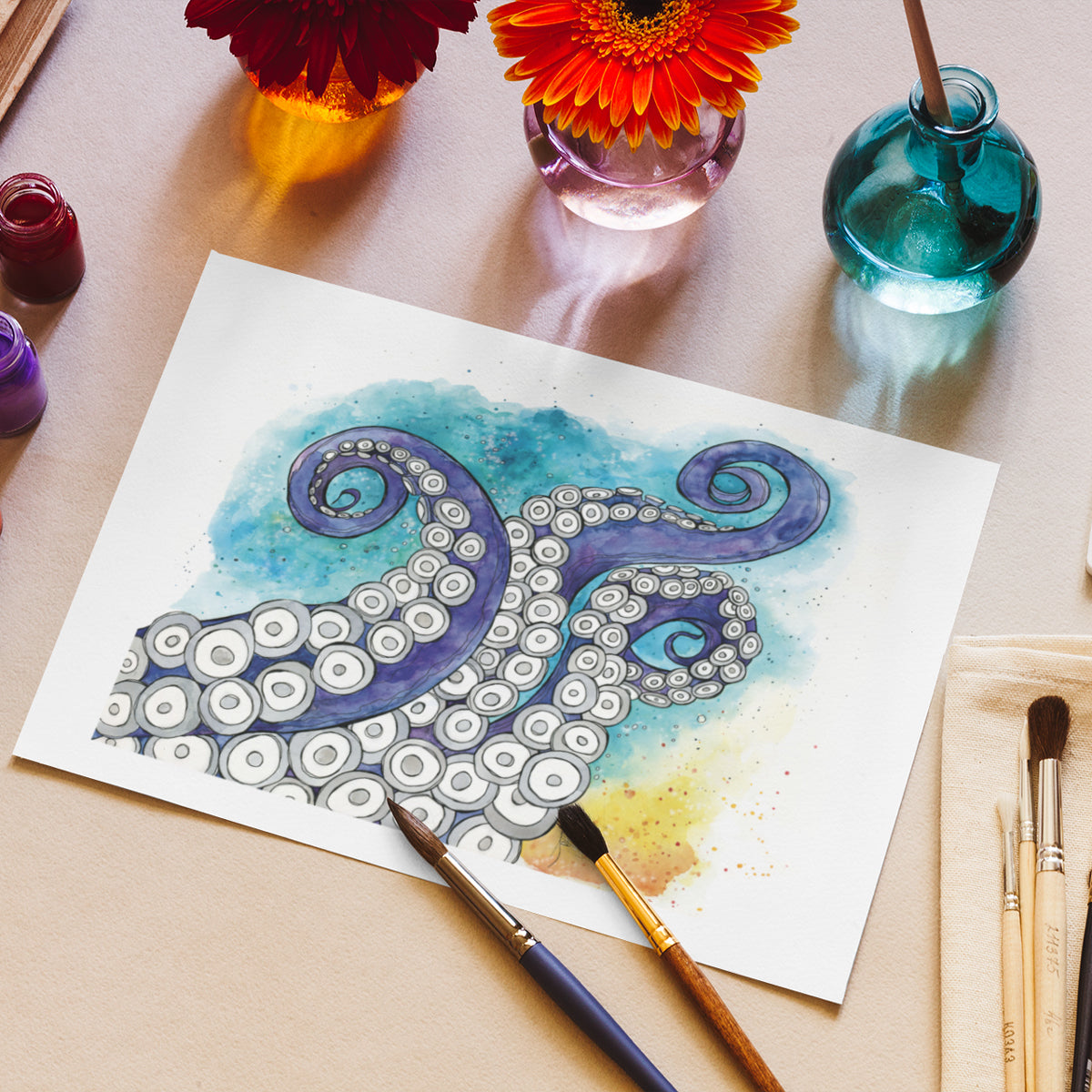 Tentacles- Giclee