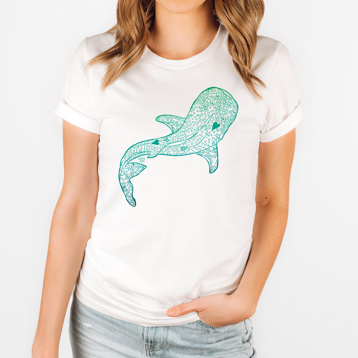 Whale Shark (White)- Unisex Tee