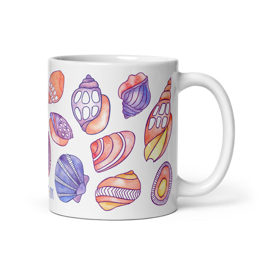 Sunrise Shells- Porcelain Mug