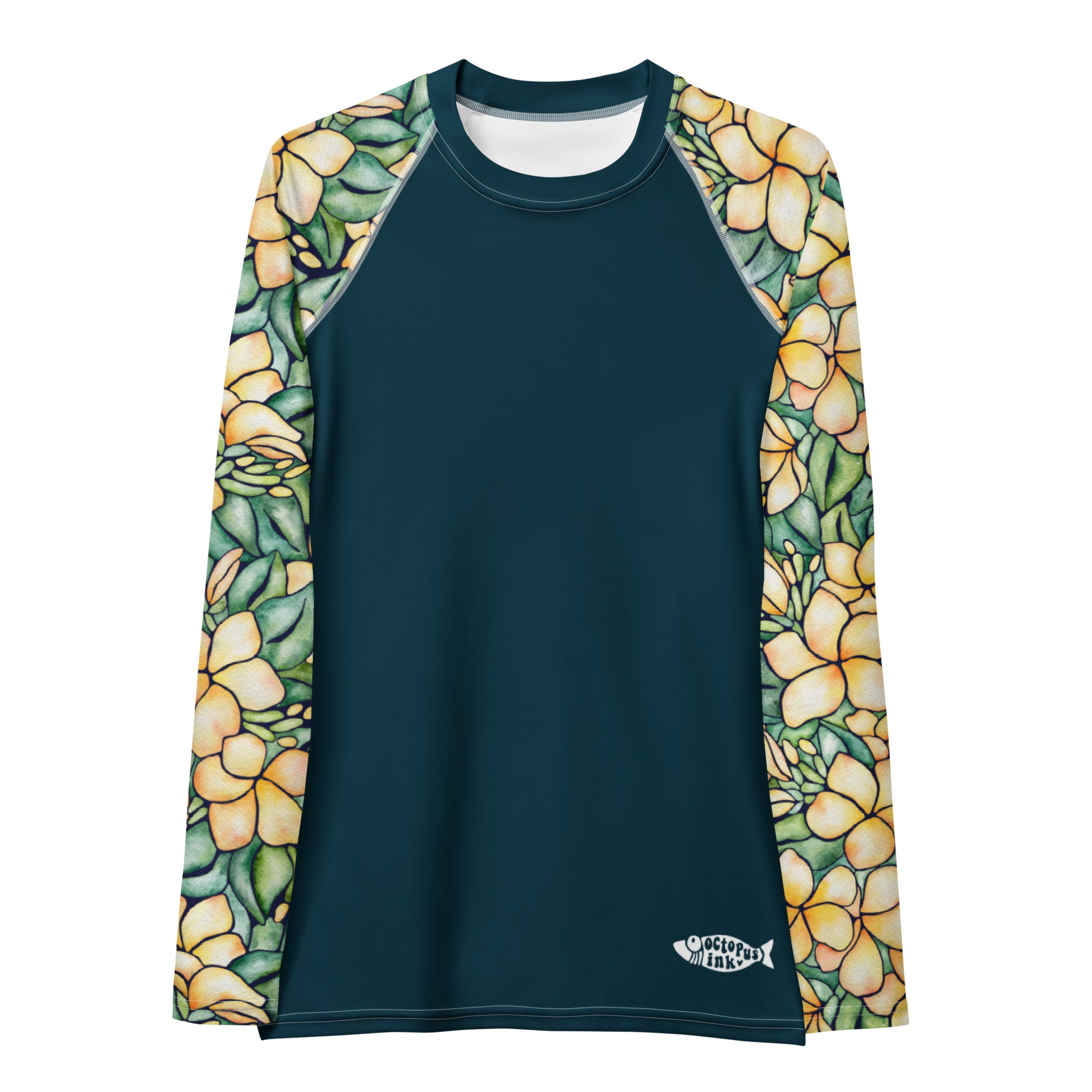 Tropical Plumeria Rash guard