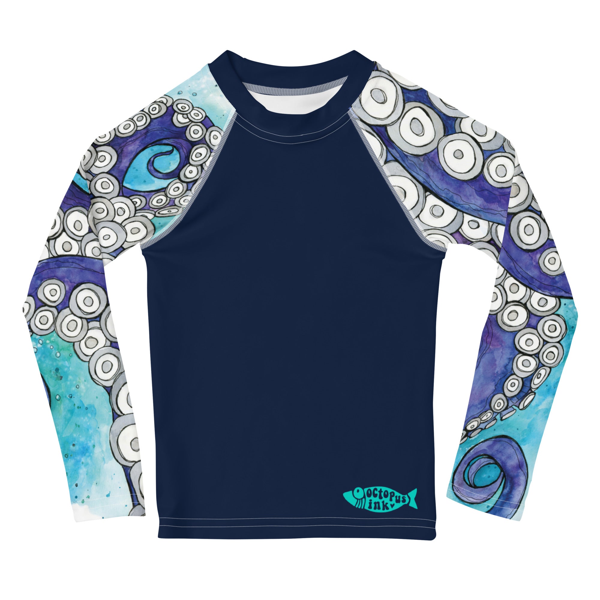 Octopus Love- Toddler Rash Guard – Octopus Ink