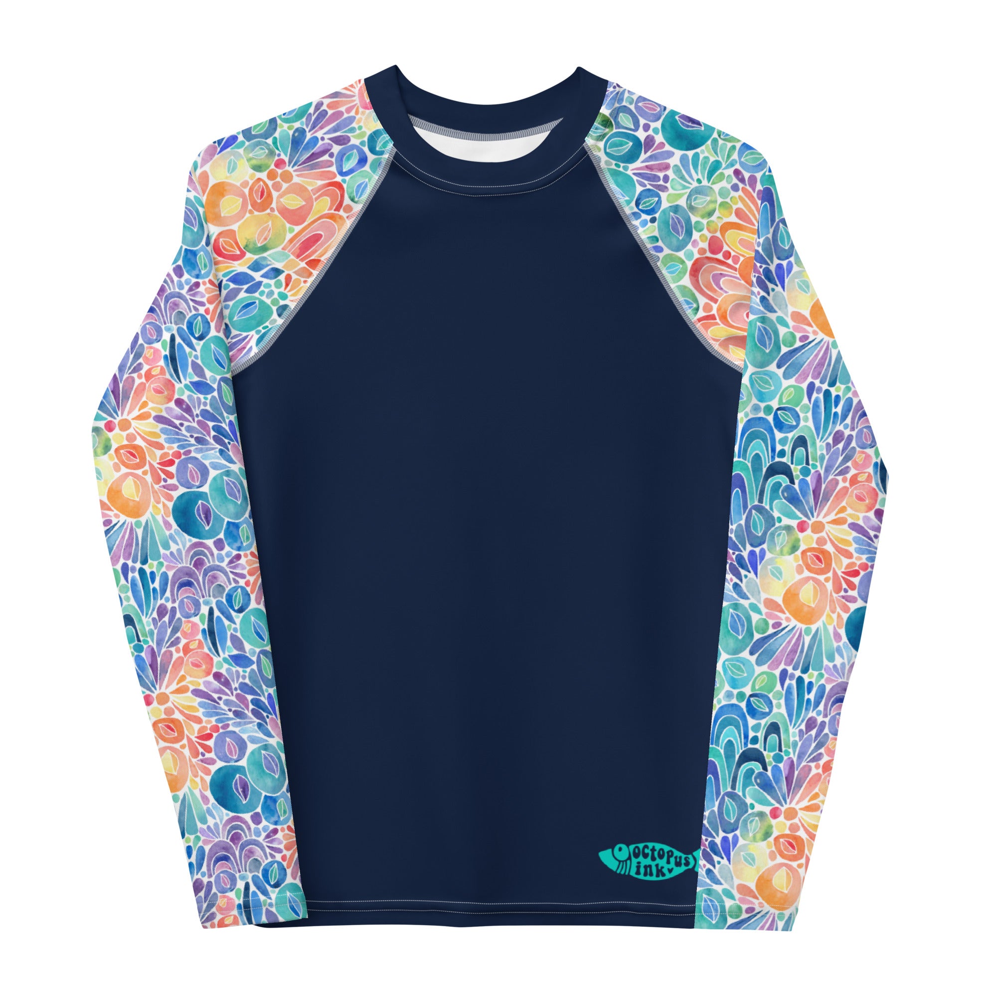 Requin Rash Guard Rainbow Reef- Youth Rash Guard – Octopus Ink