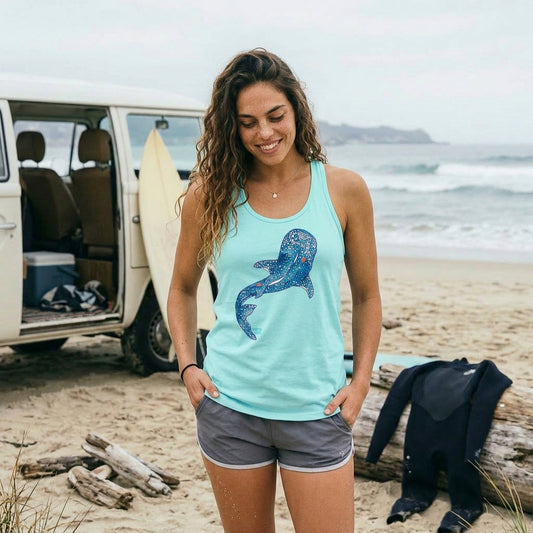 Whale Shark- Racerback Tank Top