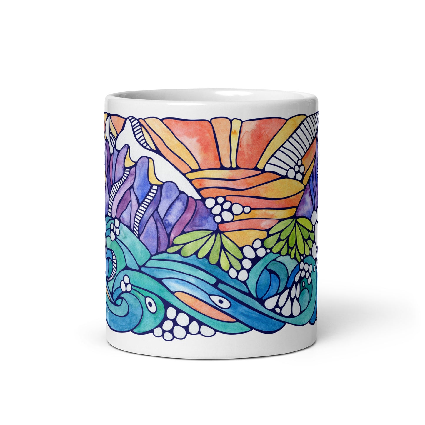 Bore Tide- Porcelain Mug