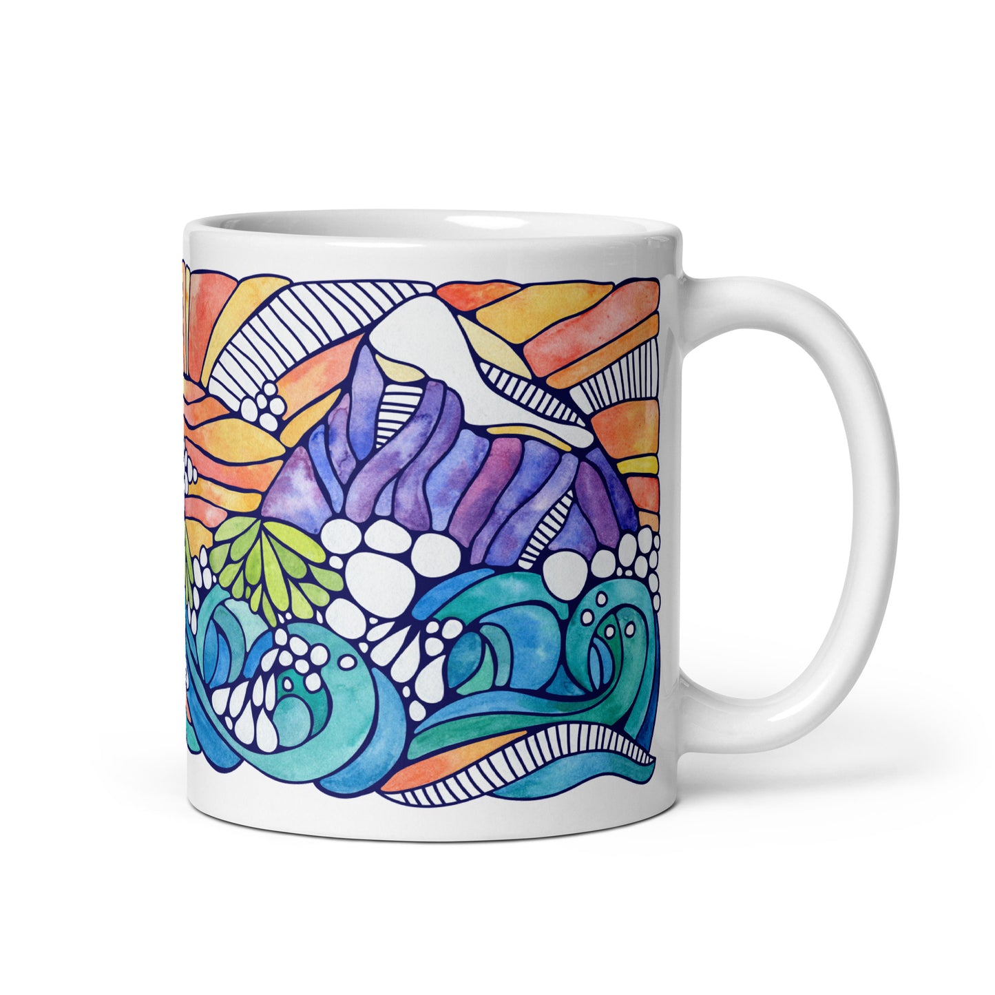 Bore Tide- Porcelain Mug