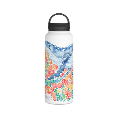 Barnacle Whale- 32oz Stainless Steel Water Bottle