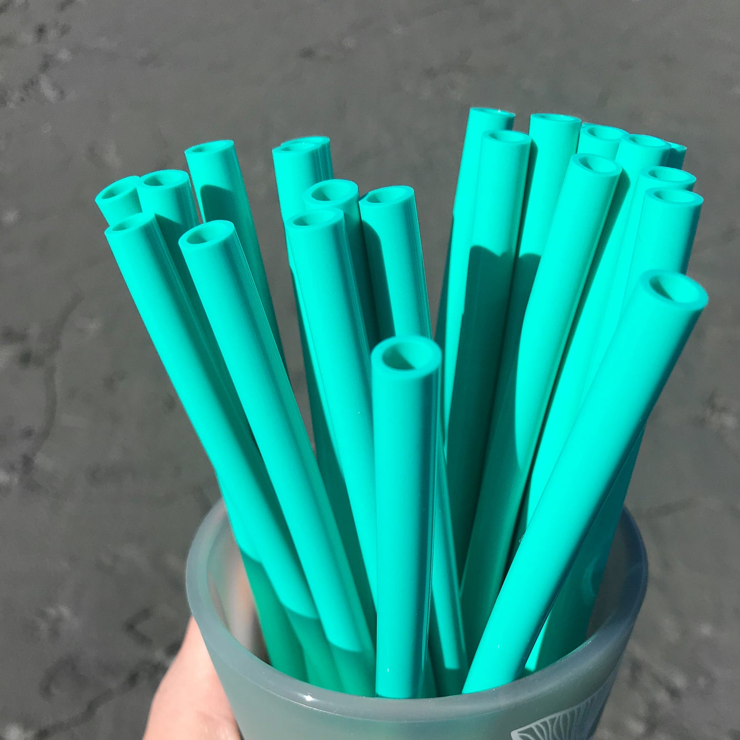 Straw- Turquoise