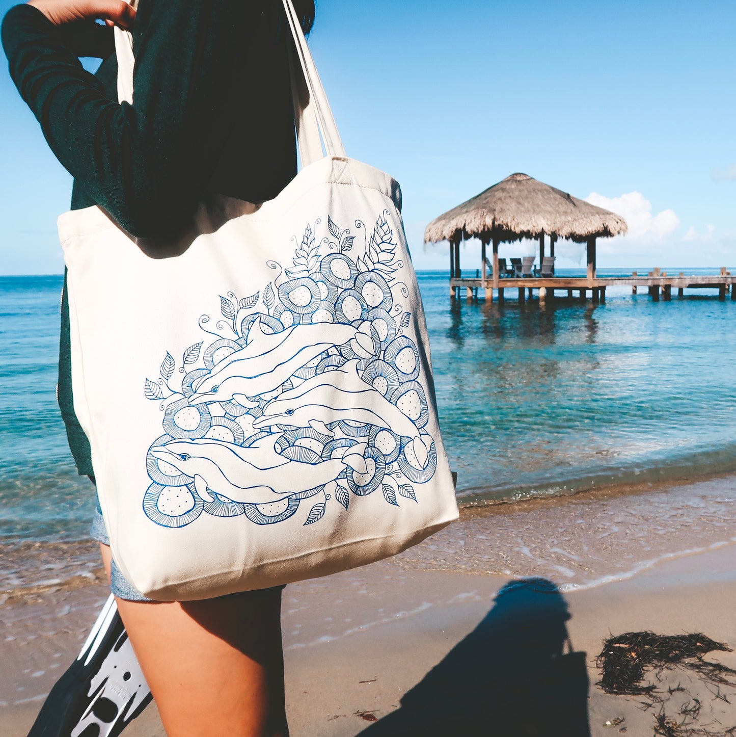 Wild Dolphins- Tote