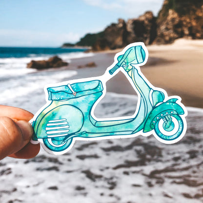 Vespa (Turquoise)- Decal