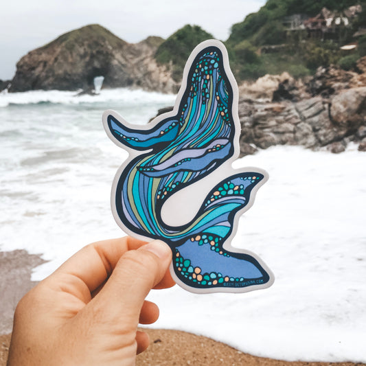 Happy Whale- Decal