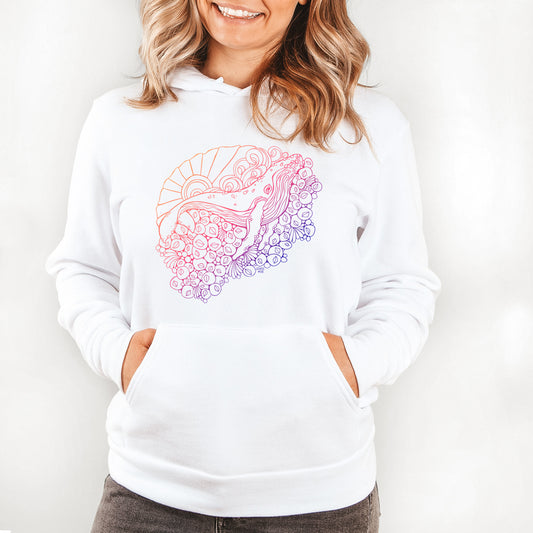 Barnacle Whale (White)- Fleece Pullover