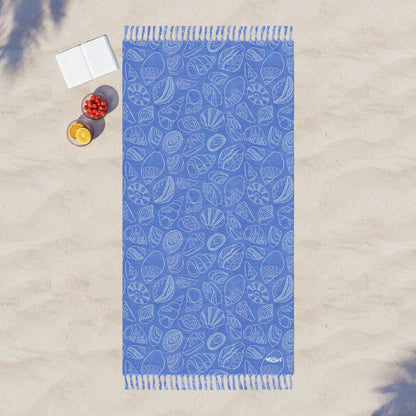 White Shell (Cornflower)- Boho Beach Cloth