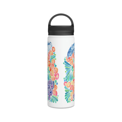 Barnacle Whale- 18oz Stainless Steel Water Bottle