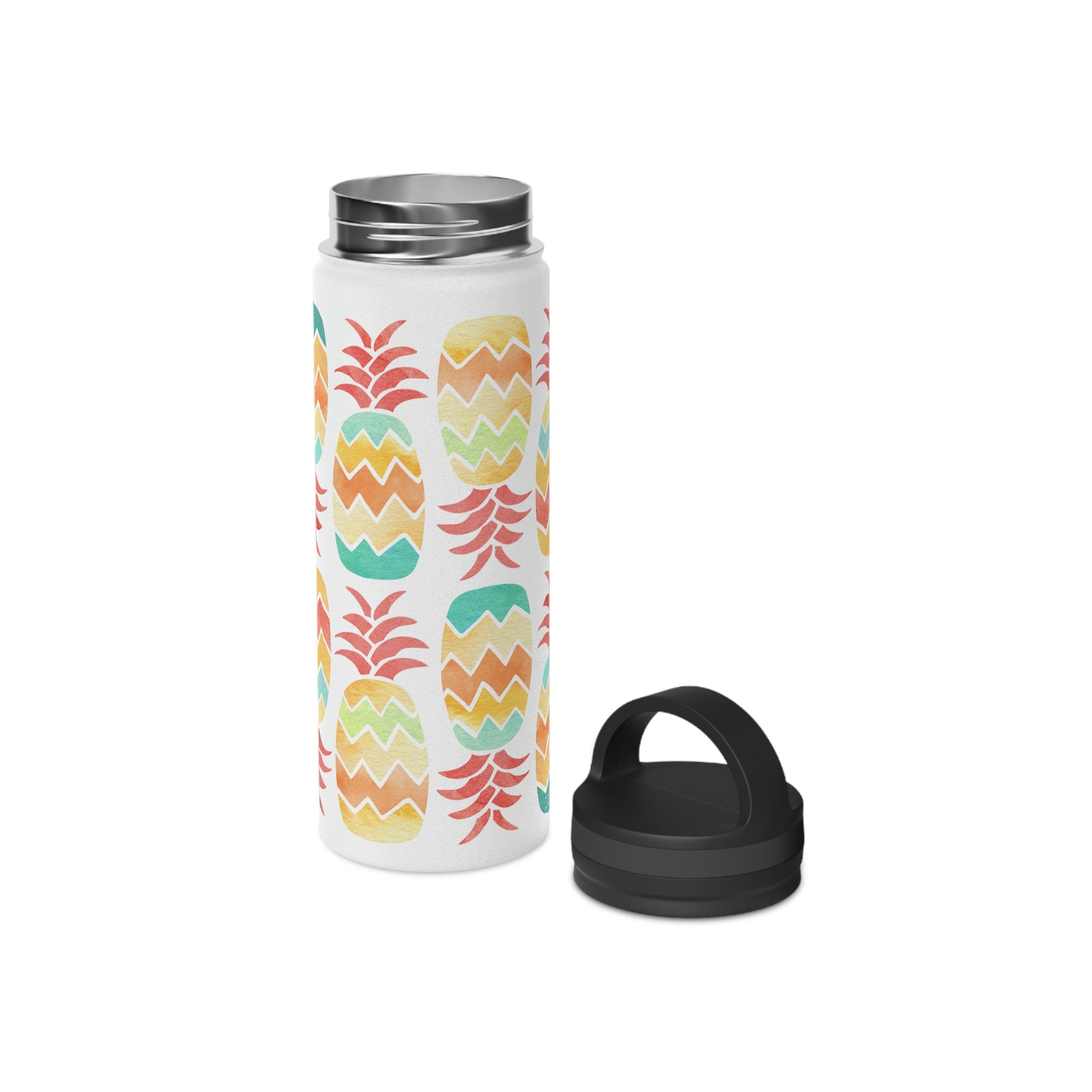 Pineapple- 18oz Stainless Steel Water Bottle – Octopus Ink