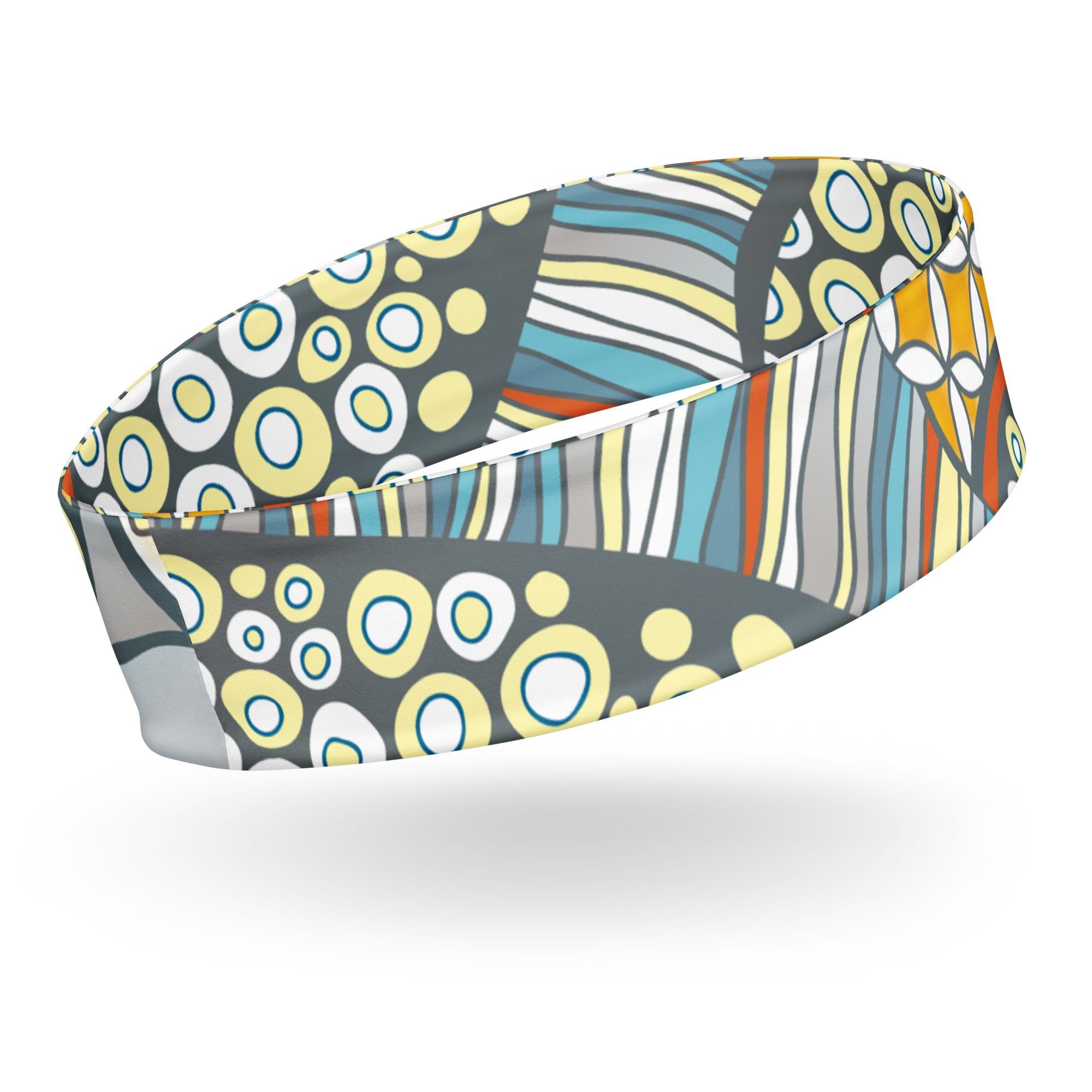 Halibut Ink Stamp Halibut Headband | Ocean Inspired | Hand Painted Design by Octopus Ink