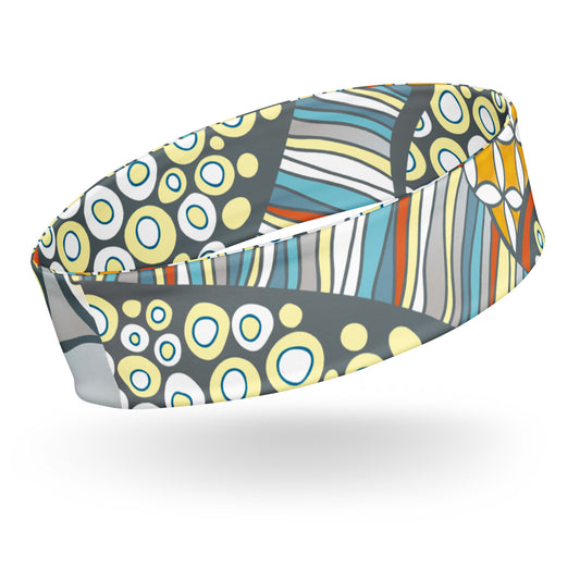 headband featuring a hand drawn halibut design