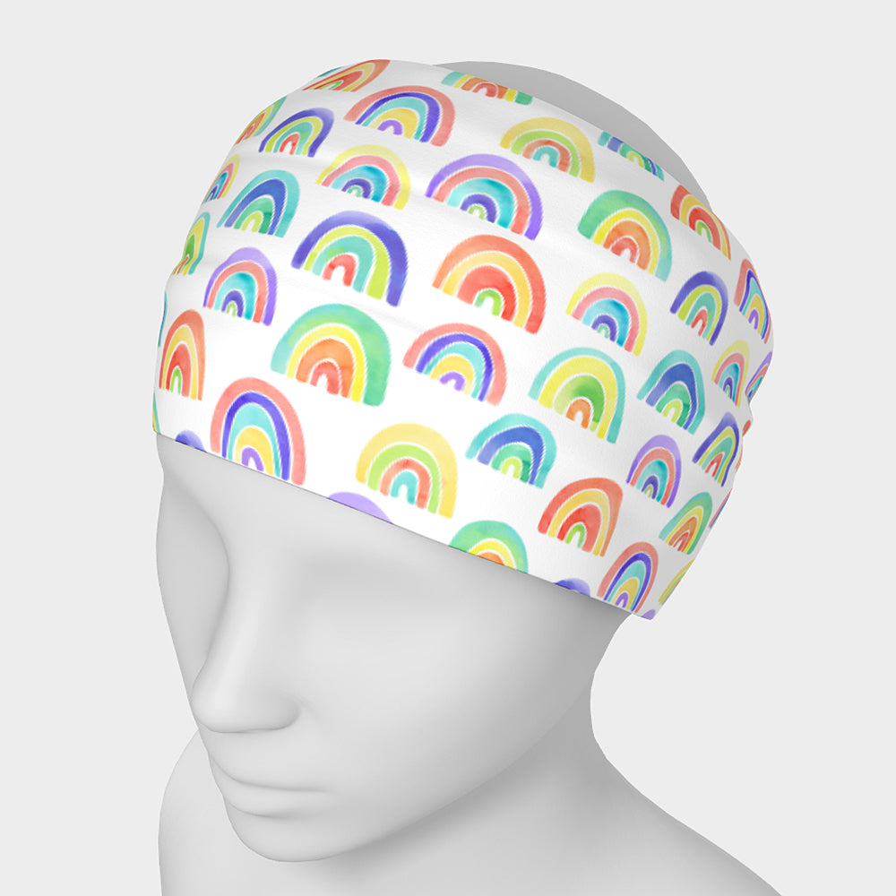 Juicy Rainbow (Light)- Wide Headband