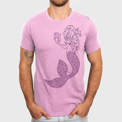 Mermaid Heart (Lilac)- Unisex Tee