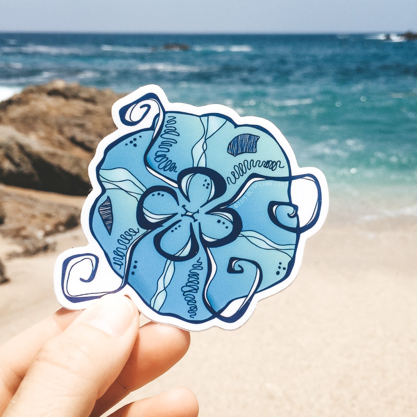 moon jellyfish sticker