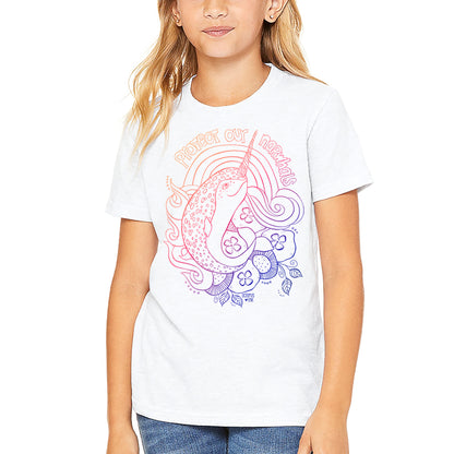 Protect our Narwhals (White)- Youth Tee