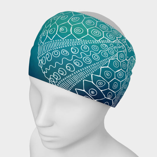 Green Sea Urchin- Wide Headband