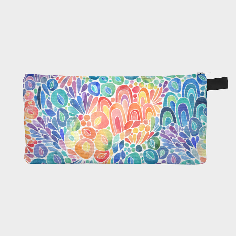 Rainbow Reef- Zippered Pouch, Small