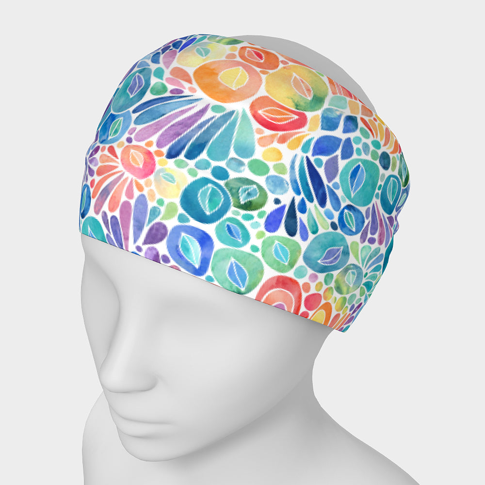 Rainbow Reef (Light)- Wide Headband