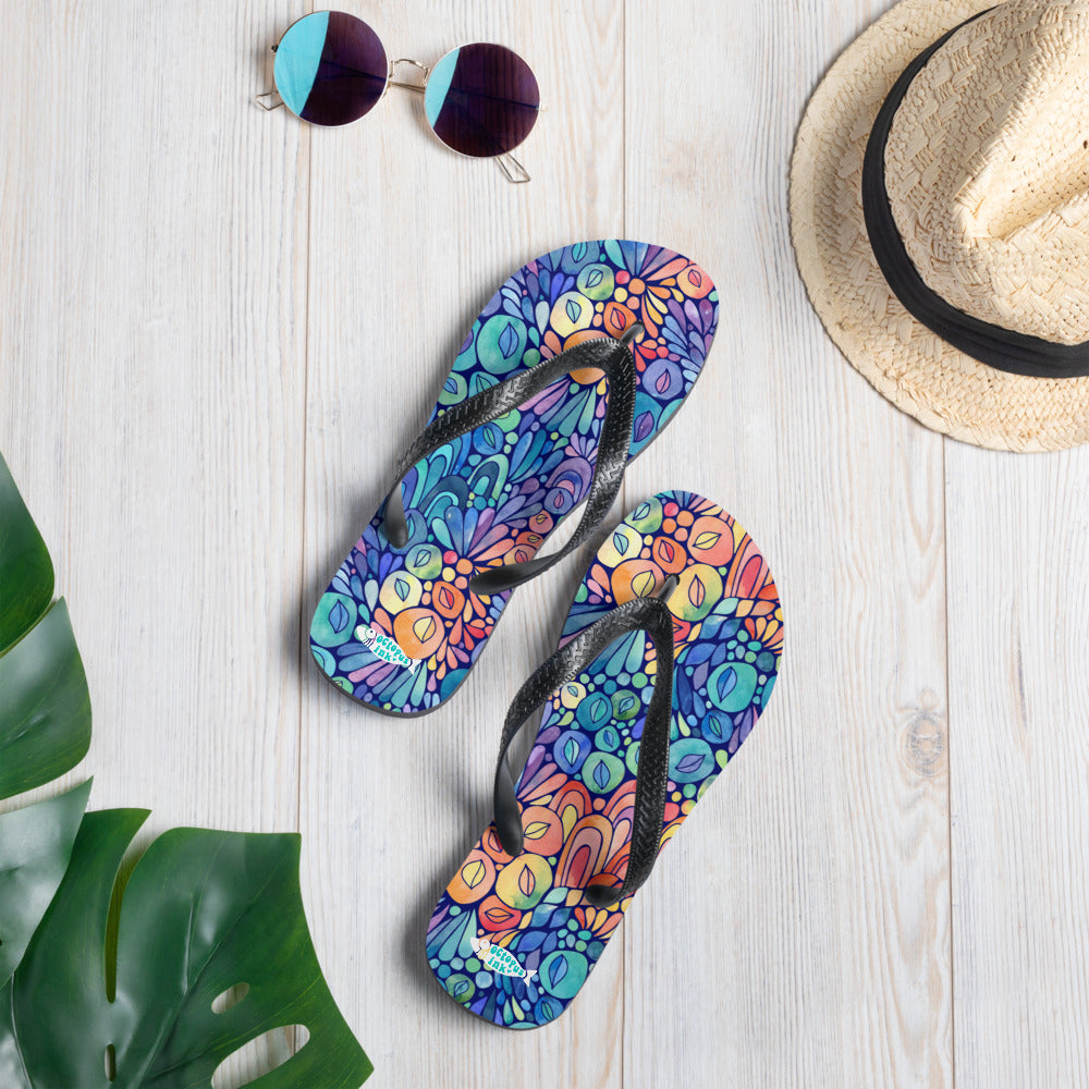 Rainbow flip flops online canada