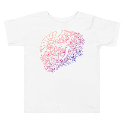 Barnacle Whale (White)- Toddler Tee